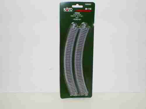 KATO 20-110 N.4 BINARI a CURVI con MASSICCIATA 45° mm.282 RADIUS R282 KATO 20-110 N.4 BINARI a CURVI con MASSICCIATA 45° mm.282 RADIUS R282