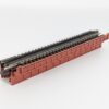 20-460 Single Track Deck Plate Girder Bridge, Red 124   mm - Image 3