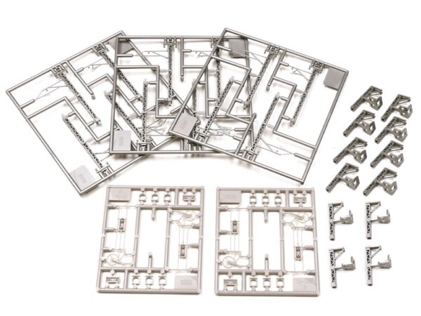 23-058 Single Track Warren Brace Catenary Pole 12pcs - Image 3