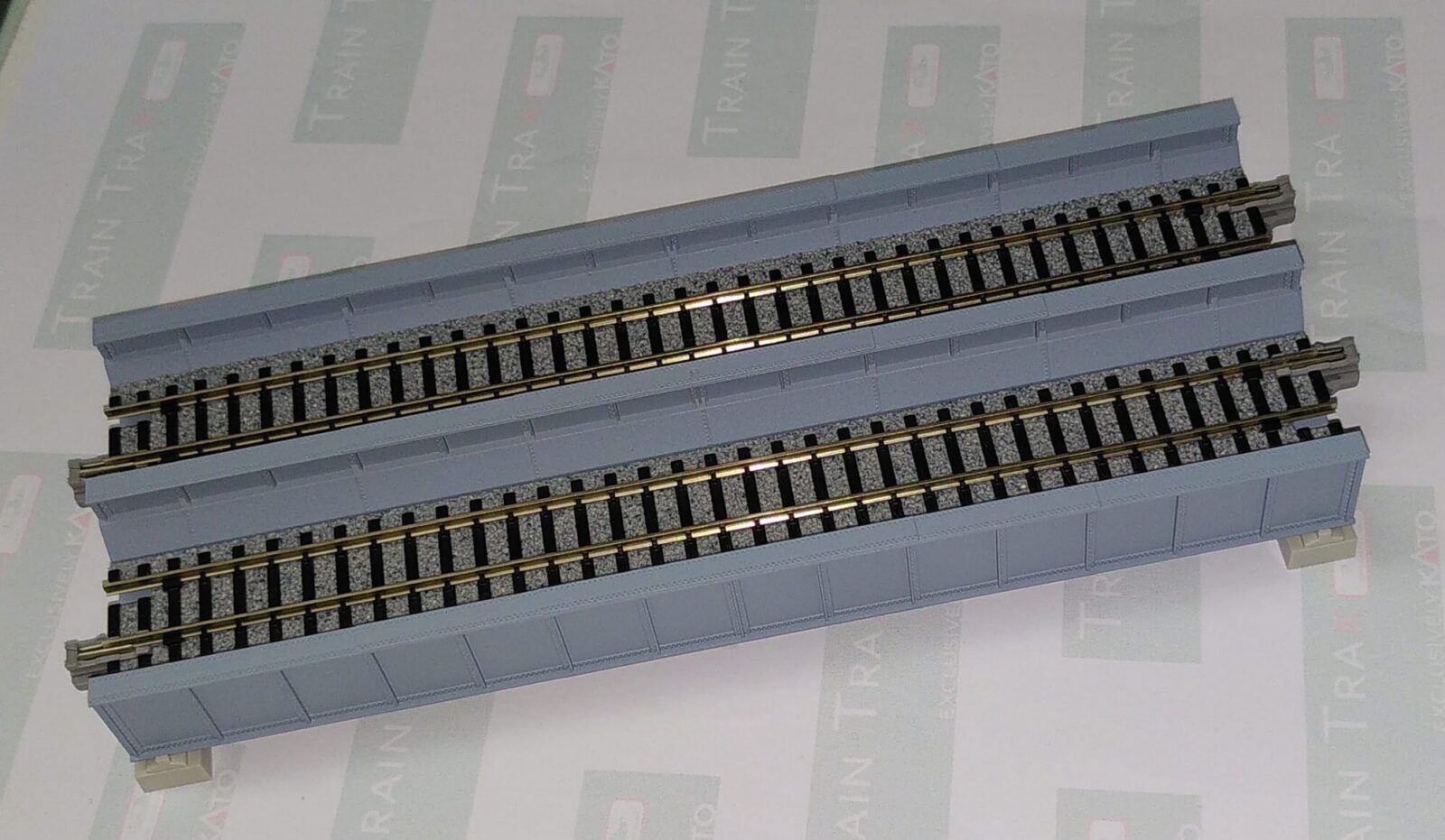 KATO 20-457 Ws186t Gray Double Plate Girder Bridge 186mm 1 PC N Scale for sale online 