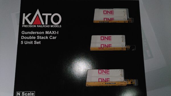 106-6196 *Gunderson MAXI-I Well Car 5 Unit Set TTX New Logo 7593 - Image 2