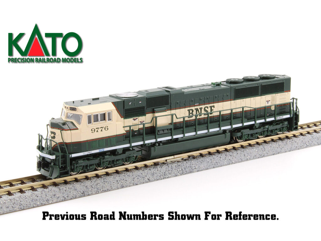 176-6313-DCC (N)EMD SD70MAC BNSF #9799 (DCC Fitted) - Train Trax