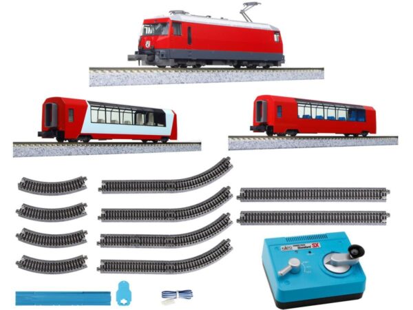 10-025 N gauge starter set Alps Glacier Express  - Image 2