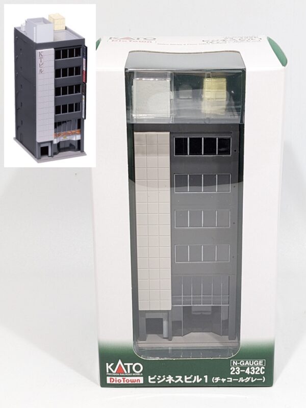 23-432C *Diotown Metro 6 Floor Office Building Charcoal Grey (Pre-Built)