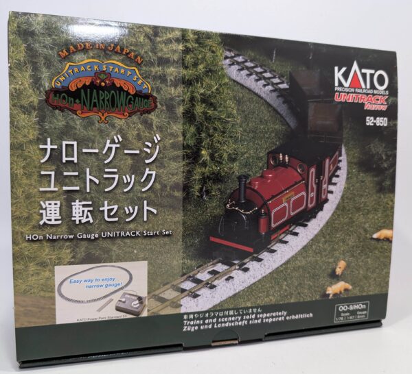 52-850 Narrow-Gauge UNITRACK Oval Track Set with Kato Power Pack Standard SX