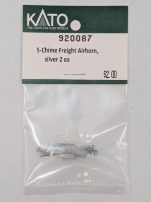 920087 (S) 5-Chime Freight Airhorn, Silver (N-Scale)