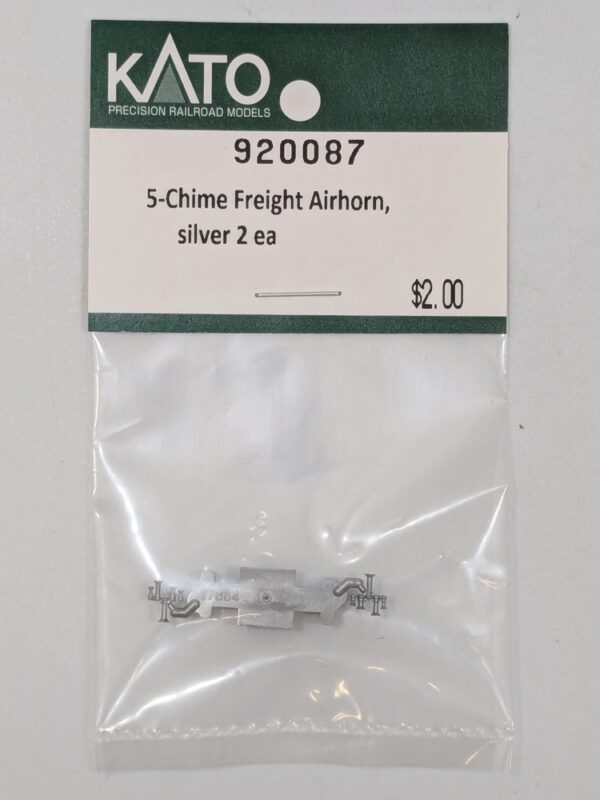 920087 (S) 5-Chime Freight Airhorn, Silver (N-Scale)