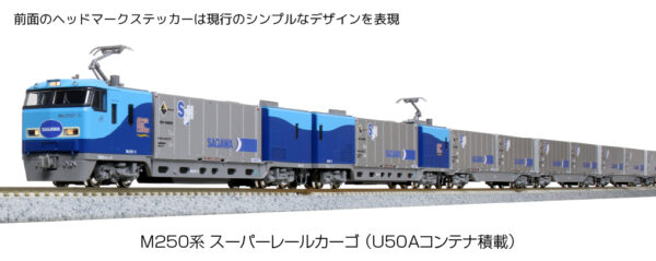 10-1722 M250 Series Super Rail Cargo (U50A Container Loading) Add-on Set A (4 Cars)