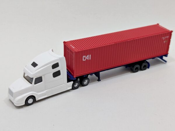 31-615 Volvo Highway Tractor/Trailer with Container and Chassis - Image 2