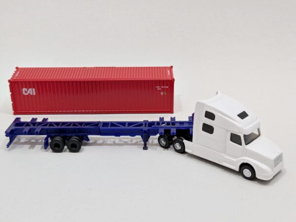 31-615 Volvo Highway Tractor/Trailer with Container and Chassis - Image 3