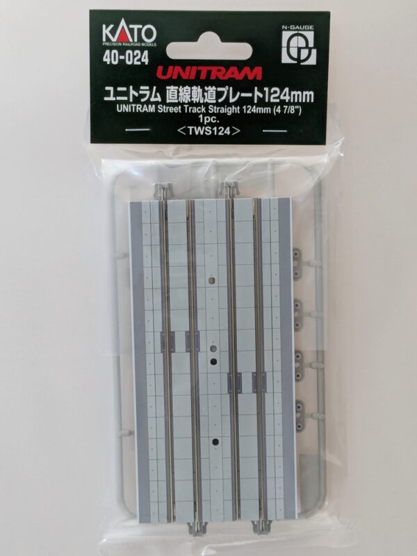 40-024 *Unitram Street Straight Track 124mm