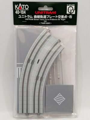 40-104 *Unitram Street Curved Track R180 45 Degree Right