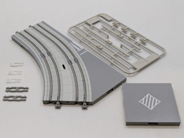 40-104 *Unitram Street Curved Track R180 45 Degree Right - Image 3
