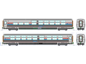 35-6222 (HO) Viewliner II Sleeper Amtrak PhIII 62518 Susquehanna River