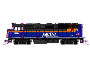 37-6575-S (HO) EMD F40PH w/Ditch Lights Chicago Metra 149 (DCC-Sound)