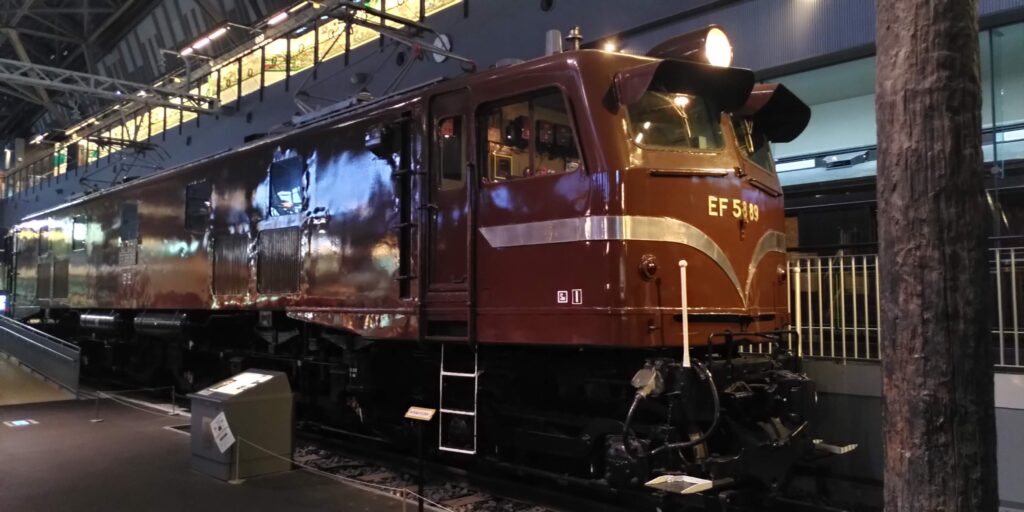 EF 58 loco at Saitama Railway Museum