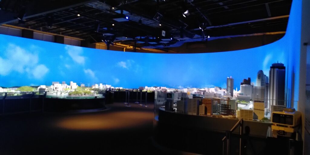 Overview of Diorama Park at Romancecar museum