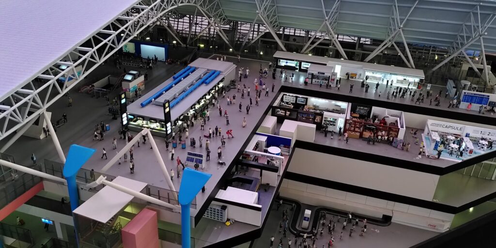 Small worlds kansai international airport