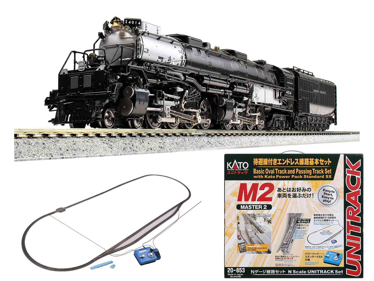 107-0001 Union Pacific Big Boy Steam Starter Set