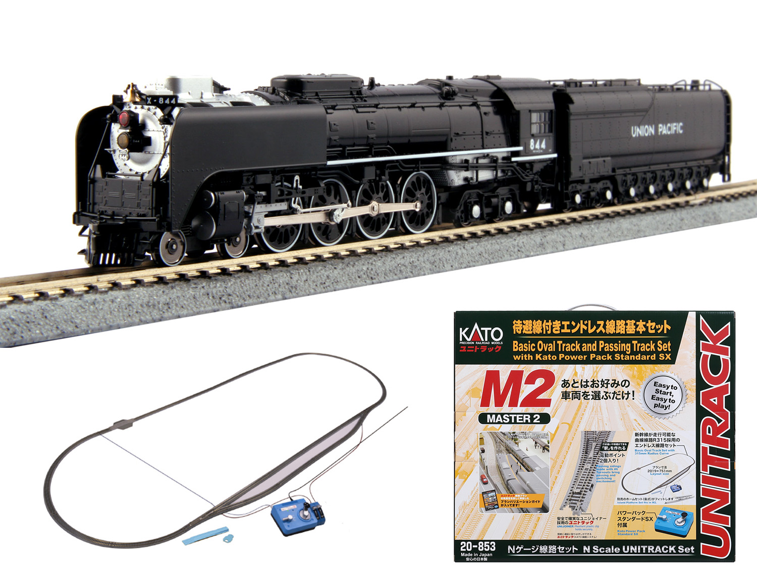 107-0002 Union Pacific FEF Steam Starter Set