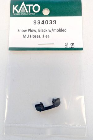 934039 Snow Plow, Black with Molded MU Hoses, 1ea