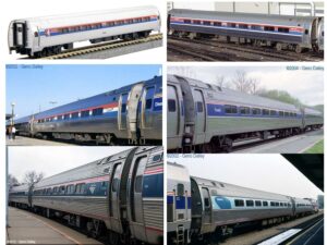 106-105 Amtrak Amfleet I Coach 7 Car Set All Phases (Limited Edition)