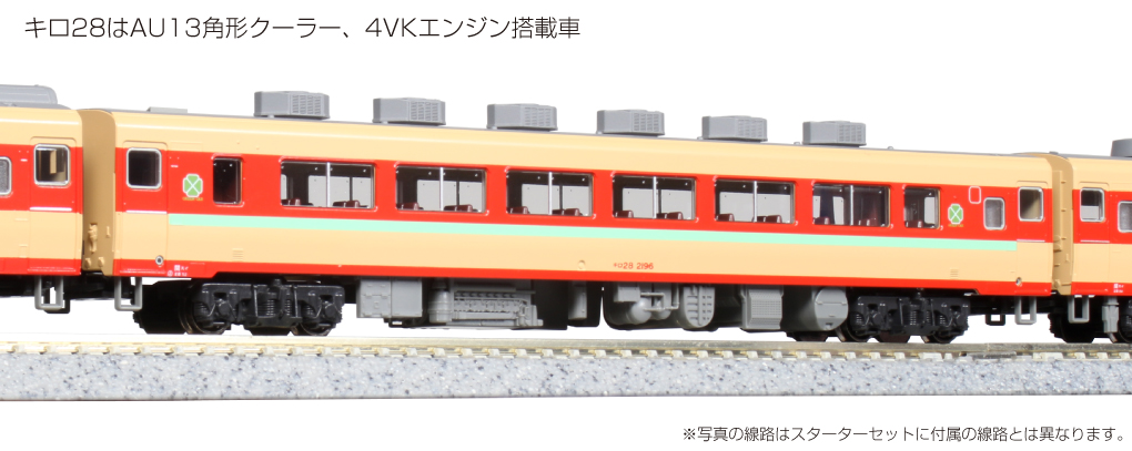 10-2222 KiHa 58 Series Express Diesel Railcar 3-Car Set - Image 2