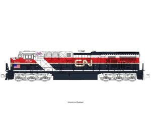 176-2026-S GE ES44AC Loco CN Air Force One 2026 (DCC-Sound)