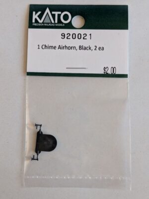 920021 1 Chime Airhorn, Black, 2ea