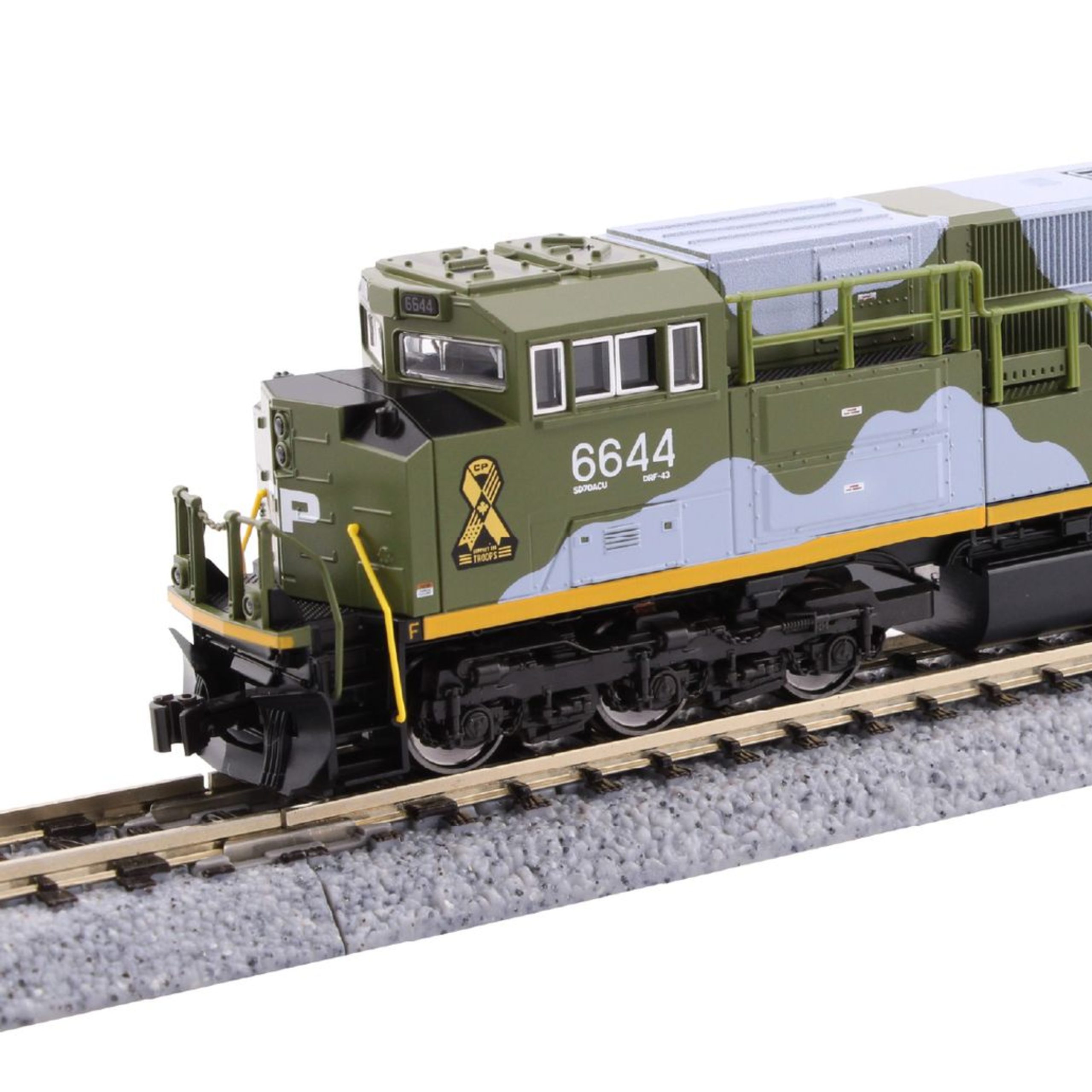 176-8540-S SD70ACU Diesel CP Military Heritage 6644 D-Day (DCC Sound)