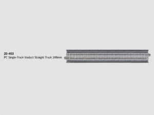 20-403 PC Single Straight Viaduct Track 248mm 2 pcs