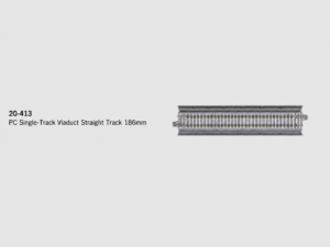 20-413 PC Single Straight Viaduct Track 186mm 2 pcs