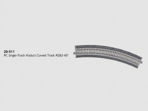 20-511 PC Single Curved Viaduct Track R282-45 2 pcs